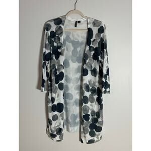 Ethyl‎ Open Front abstract Cardigan size L/XL